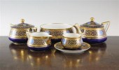 A Russian porcelain tea servic