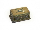 A Russian silver and cloisonné