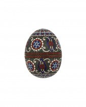 A RUSSIAN SILVER AND ENAMEL EG