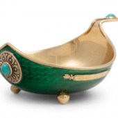 A Russian Silver and Enamel Tu