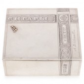 A Russian Silver and Gold-Moun