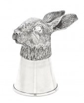 * A Russian Silver Figural Sti