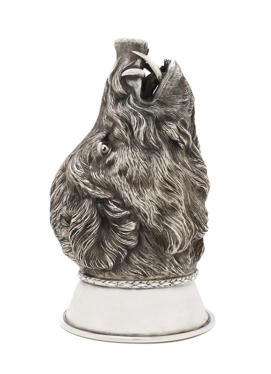 * A Russian Silver Figural
