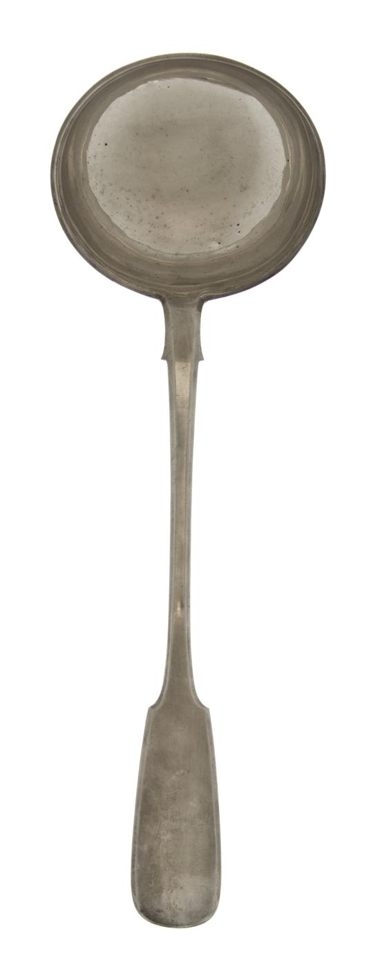 A Russian Silver Ladle having a