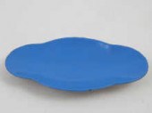 A Russian silver lobed oval di