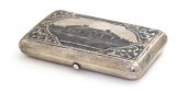 A Russian Silver Niello Case d
