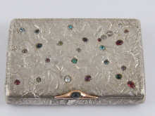 A Russian silver samorodok textured