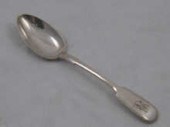 A Russian silver tablespoon Im