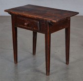 A RUSTIC AMERICAN BROWN PAINTE