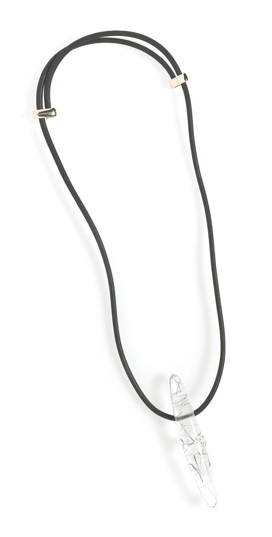 A Rutilated Quartz Symbolon Pendant