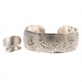 A S. KIRK & SON CUFF BRACELET