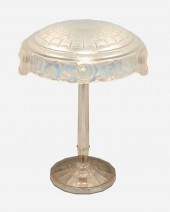 A SABINO ART DECO GLASS TABLE