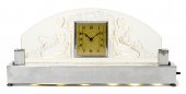 A Sabino molded glass and chro