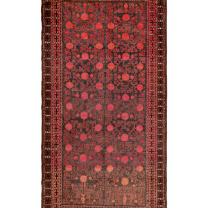 A Samarkand Khotan Wool Rug Circa
