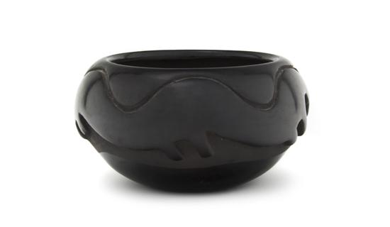 A San Ildefonso Blackware Bowl