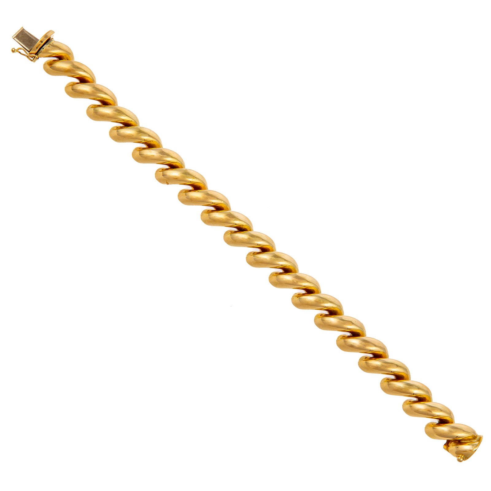 A SAN MARCO LINK BRACELET IN 14K