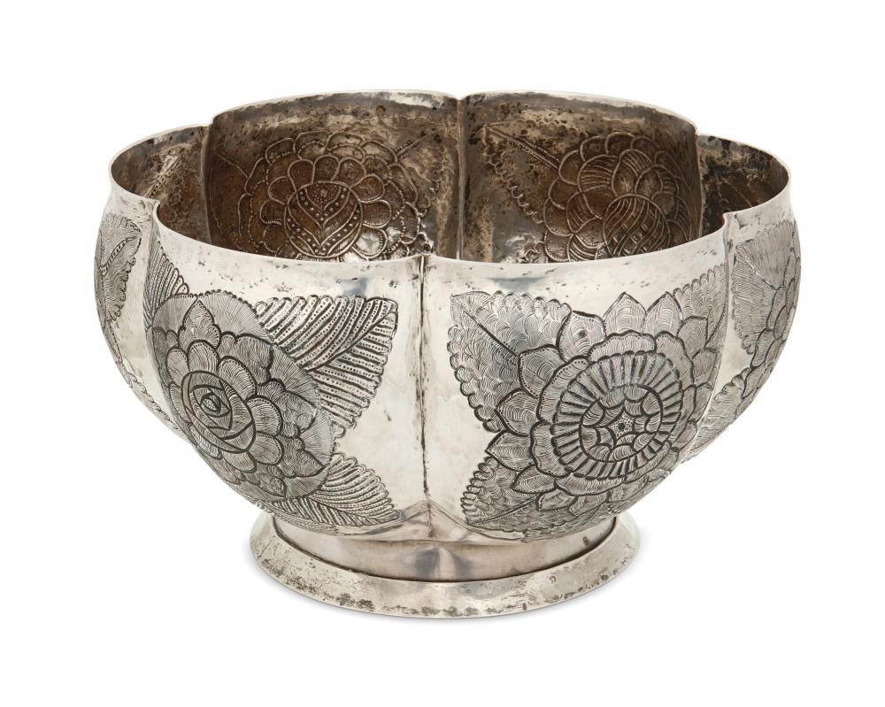 A SANBORNS STERLING SILVER BOWLA