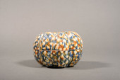 A SANCAI 'MELON-RIBBED' COVERE