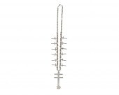 A SANDCAST ISLETA CROSS NECKLA