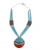 A SANTA DOMINGO PUEBLO NECKLAC