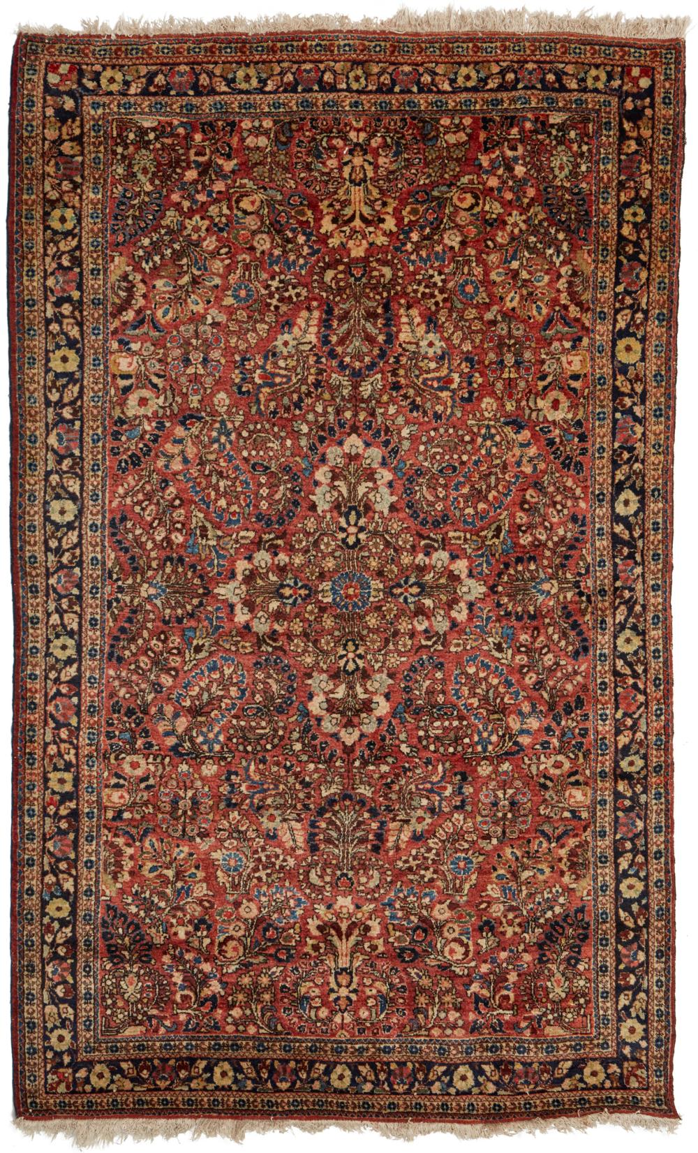 A SAROUK AREA RUGA Sarouk area rug,