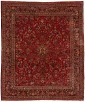 A SAROUK RUGA Sarouk rug,  Mid
