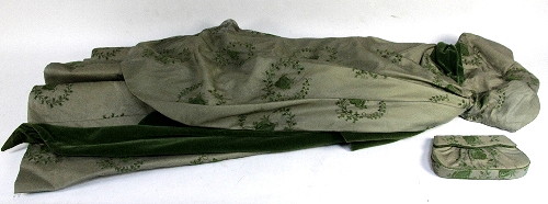 A Satin evening dress by Joan