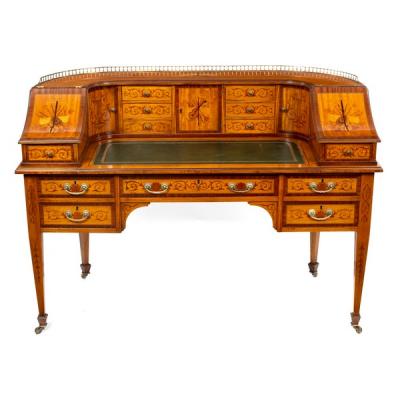 A satinwood inlaid Carlton House