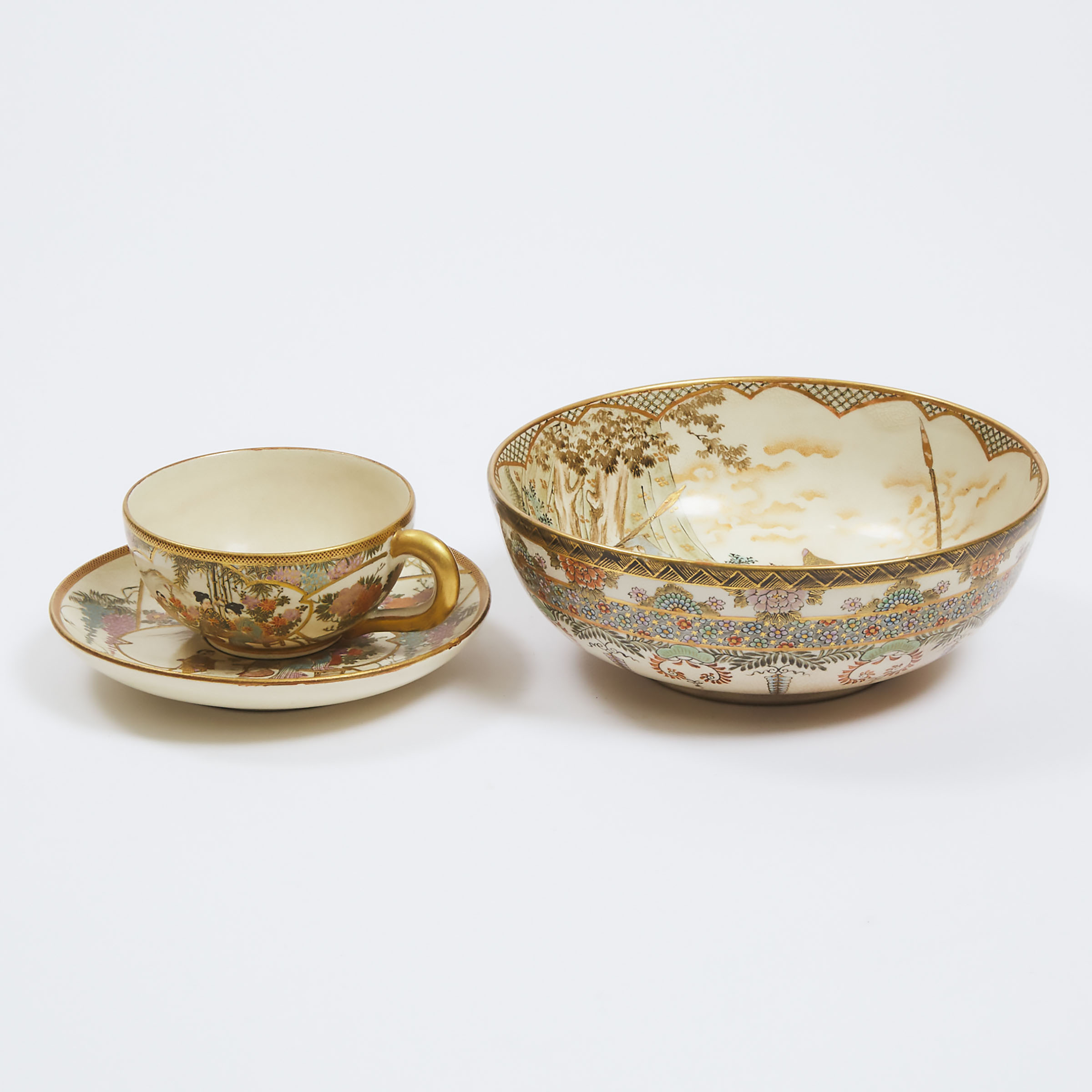 A Satsuma Bowl, Shuzan Mark,