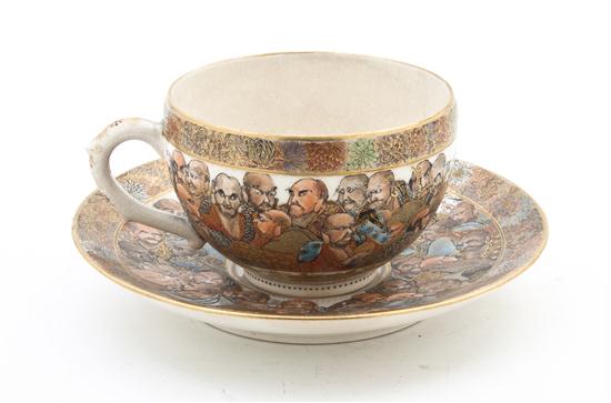 * A Satsuma Cup and Saucer Yabu