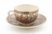 * A Satsuma Cup and Saucer Yab