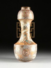 A SATSUMA STYLE POLYCHROME ENA