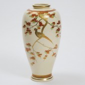 A Satsuma Vase, Signed Kazan,