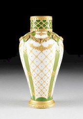 A SÃˆVRES STYLE GILT BRONZE MO
