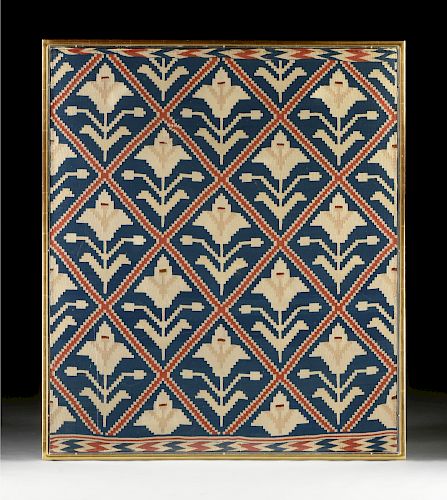 A SCANDINAVIAN LILY PATTERNED