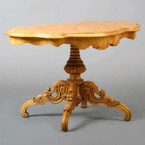 A Scandinavian Rococo Style Birch