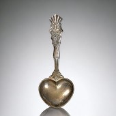 A Scandinavian silver Nut Bon