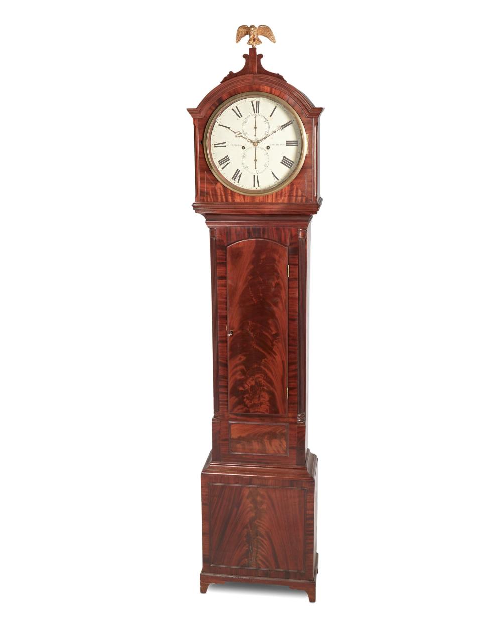A SCOTTISH MAHOGANY LONGCASE CLOCKA
