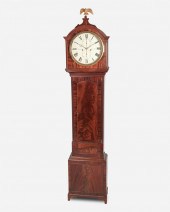 A SCOTTISH MAHOGANY LONGCASE C