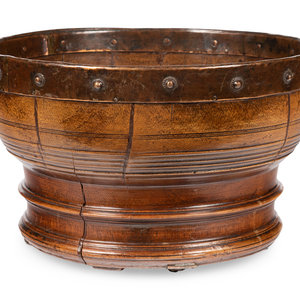 A Scottish Turned Walnut and
