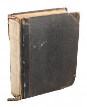 A scrapbook, 1900-1904, kept a