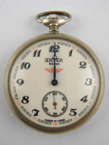A Sekoda pocket watch (made in