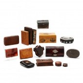 A SELECTION OF (17) ANTIQUE CO