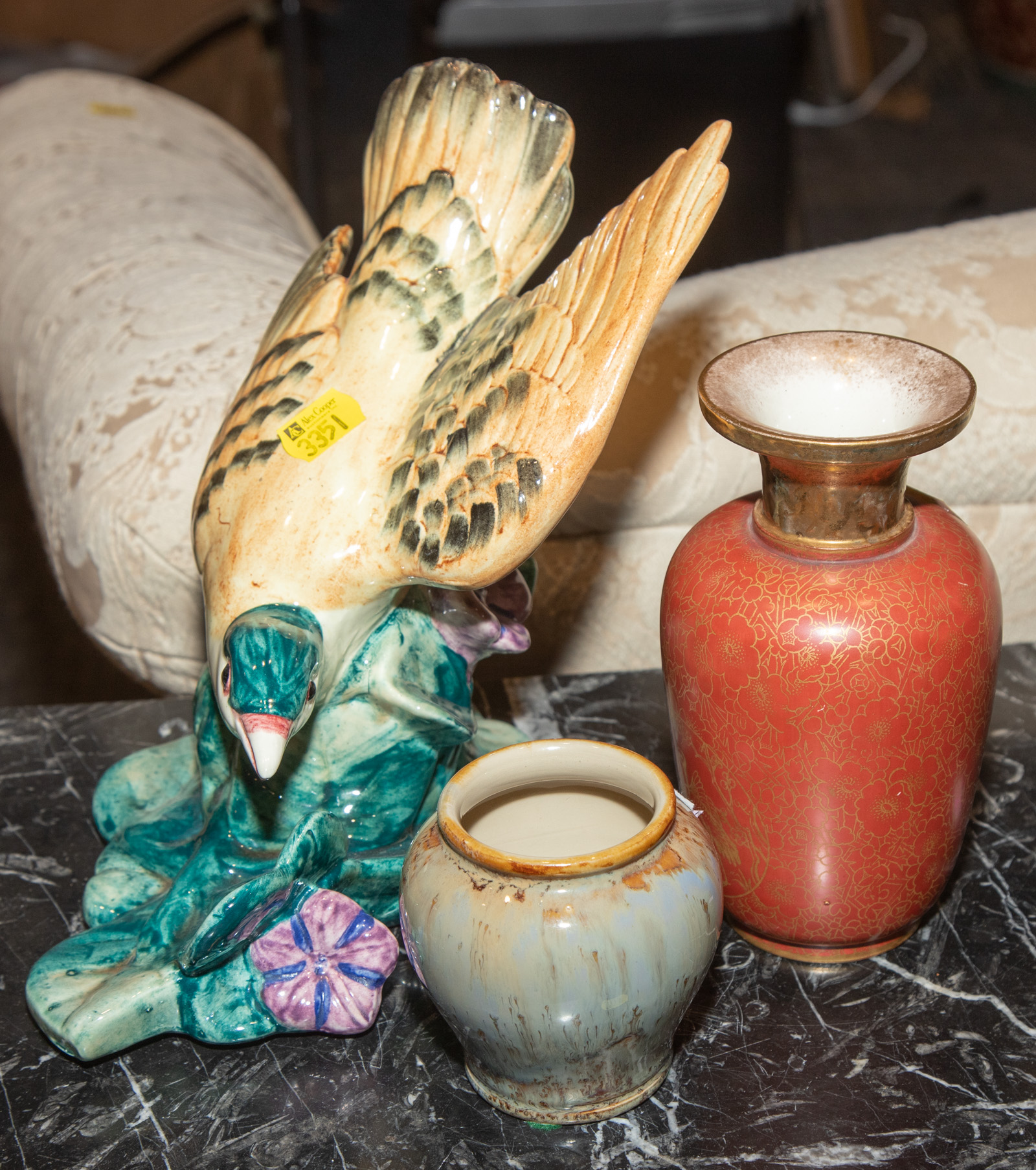 A SELECTION OF ART POTTERY