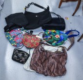A SELECTION OF EIGHT BAGS Incl