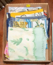 A SELECTION OF FASHION SCARVES