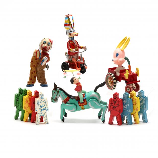 A SELECTION OF FIVE CLOWN AND