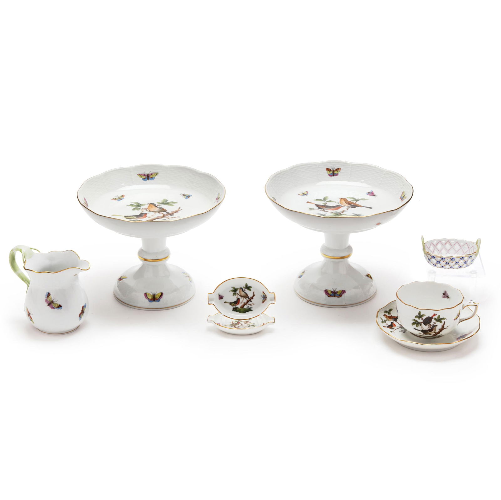 A SELECTION OF HEREND  ROTHSCHILD