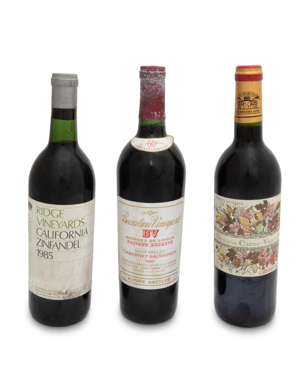 A SELECTION OF RED WINE (11)A
