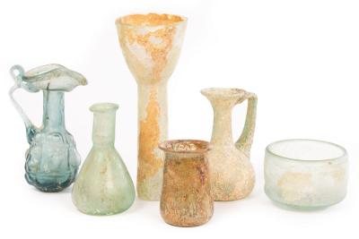 A selection of Roman glass, 1st -